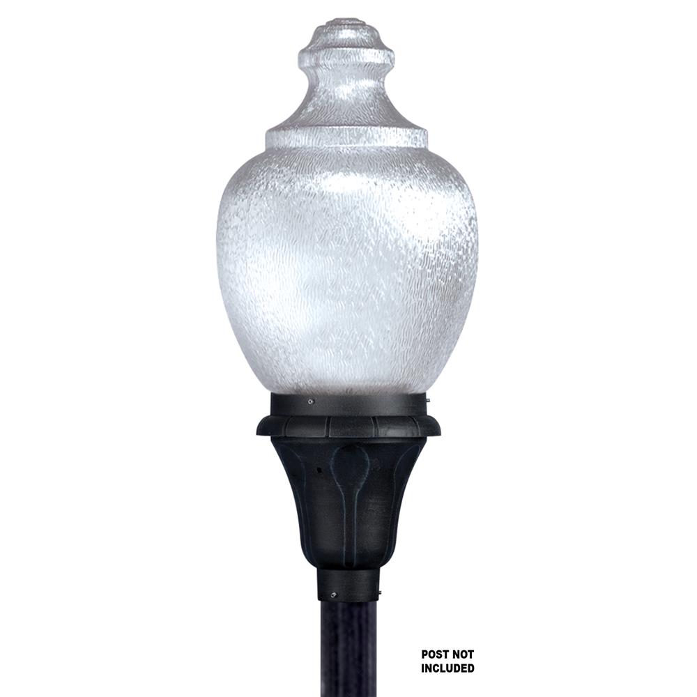 Wave Lighting C85TC-WH Commercial Park Place Series Post Light in White